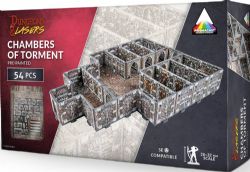 DUNGEONS & LASERS - CHAMBRES DU TOURMENT -  TERRAINS PRÉ-PEINTS