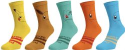 POKÉMON - CHARACTER 5 PAIRS SOCKS