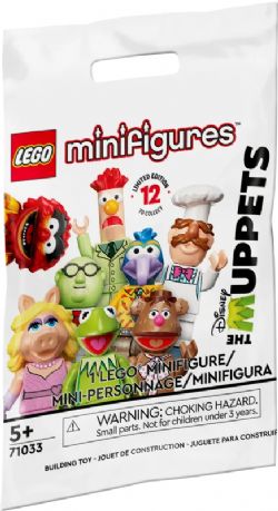 MINIFIGURE -  1 RANDOM LEGO MINIFIGURE - 12 TO COLLECT -  THE MUPPETS 71033