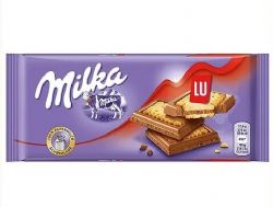 MILKA -  CHOCOLAT ET BISCUITS AU BEURRE LU