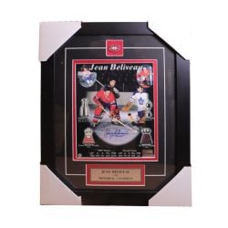 MONTRÉAL CANADIENS -  JEAN BELIVEAU AUTOGRAPHED FRAME PHOTO (8