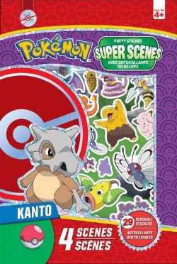 Lot De 4 Stickers Pokémon 7x7 Cm - Autocollants Neufs