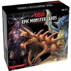 DUNGEONS & DRAGONS - EPIC MONSTER CARDS (ANGLAIS) -  5E ÉDITION