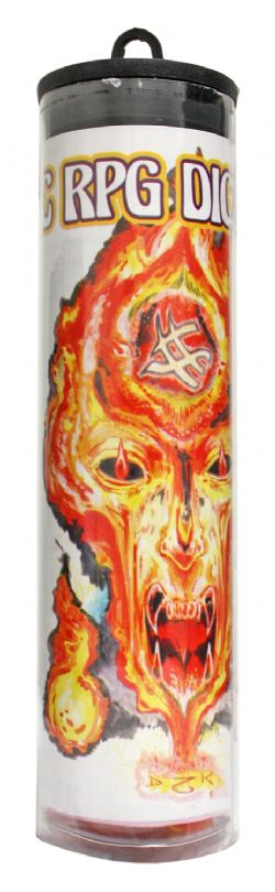 DUNGEON CRAWL CLASSICS - ELEMENTAL DICE: FIRE (14-DICE) -  DCC RPG DICE