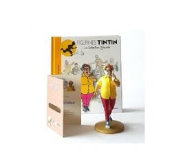 TINTIN - FIGURINE DE PEGGY ALCAZAR + LIVRET + PASSEPORT (12CM) -  LA COLLECTION OFFICIELLE 79
