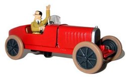 Voiture Tintin 69 - Le Cabriolet des Dupondt 1/43 (D'occasion) à St