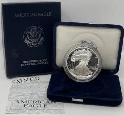 SILVER EAGLES -  PIÈCE D'UNE ONCE EN ARGENT PUR 1995 