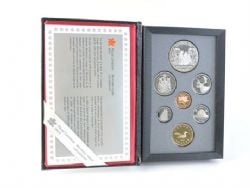 PROOF SETS -  MACKENZIE RIVER BICENTENNIAL - FIBERGLAS CANADA INC. PRIVATE MARK -  1989 CANADIAN COINS 19