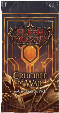 FLESH AND BLOOD -  UNLIMITED BOOSTER PACK - FIRST EDITION (ENGLISH) (P10) -  CRUCIBLE OF WAR
