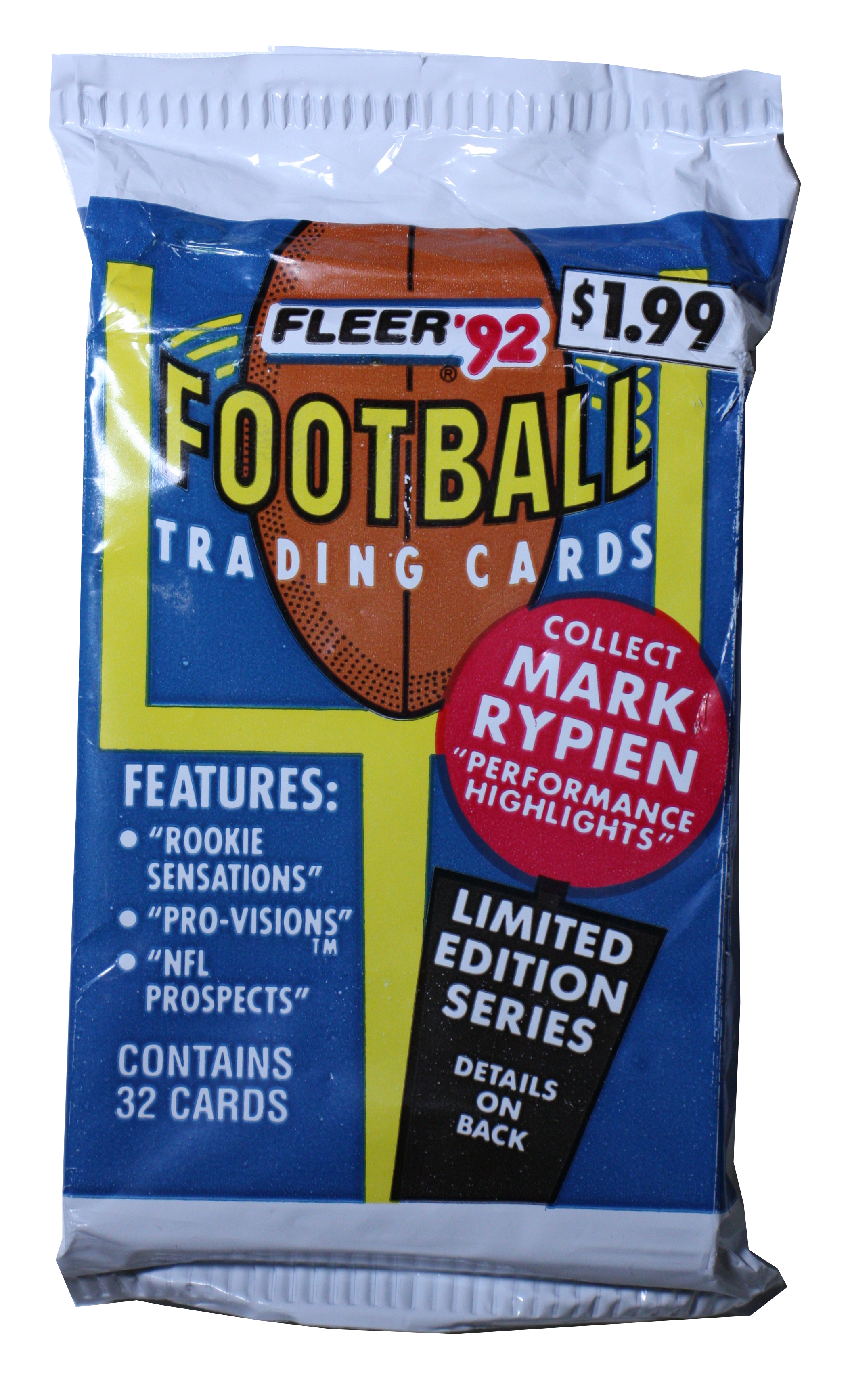 1992 FOOTBALL -  FLEER LIMITED EDITION PACK