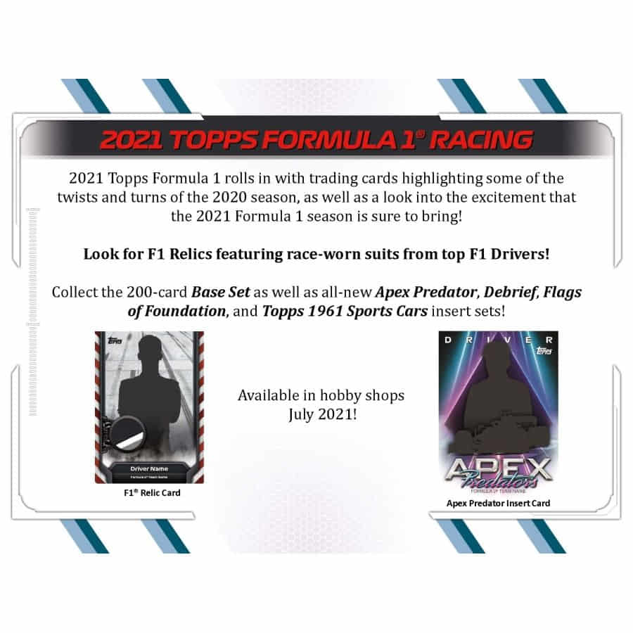 2021 RACING -  TOPPS FORMULA 1 HOBBY (P8/B18)