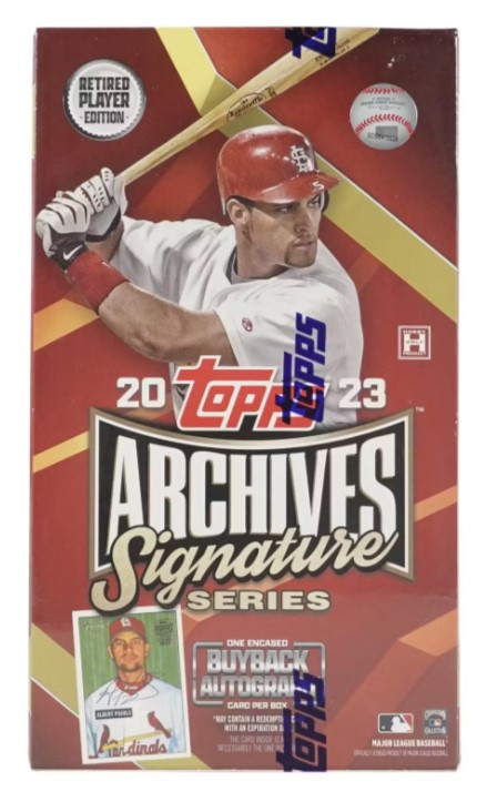 2023 BASEBALL -  TOPPS ARCHIVES SIGNATURE SERIES RETIRED PLAYER EDITION - HOBBY BOX