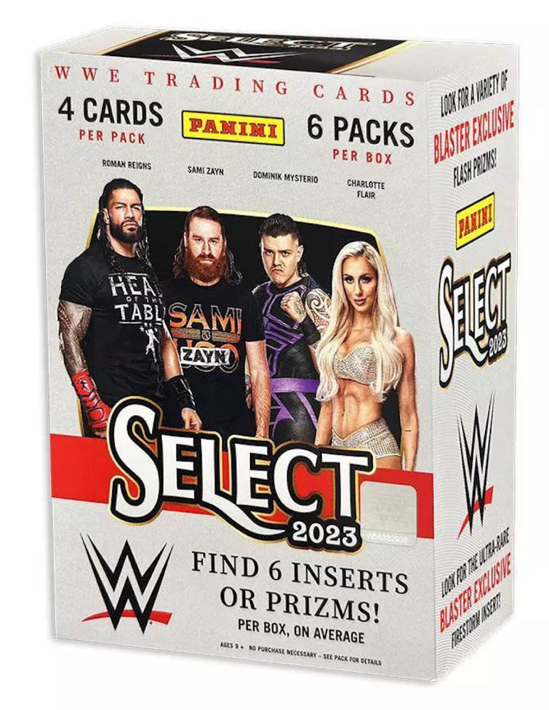 2023 Panini Prizm WWE Wrestling Blaster Box - 6 Packs - 24 Trading Cards  Inside : : Toys & Games