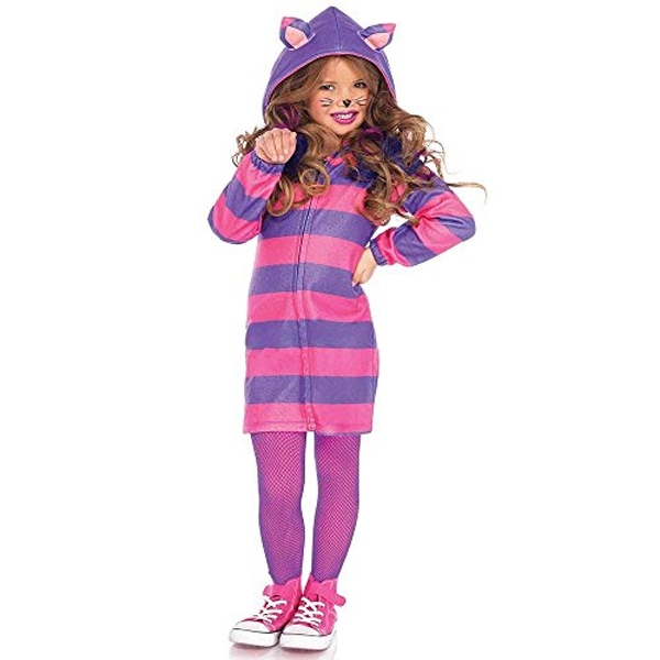 Alice In Wondreland Cheshire Cat Costume Child Girls 3 Years To 12 Years Disney
