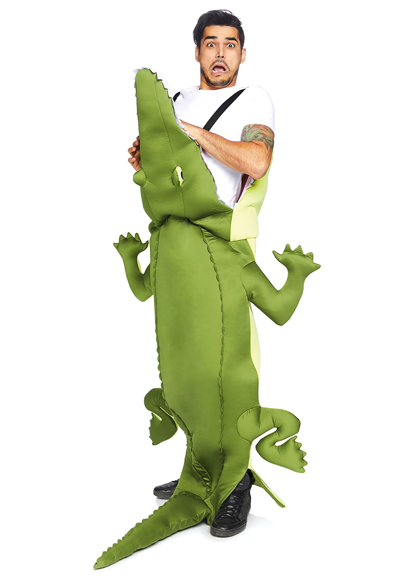 Animals - man-eating alligator costume (adult - one size). 