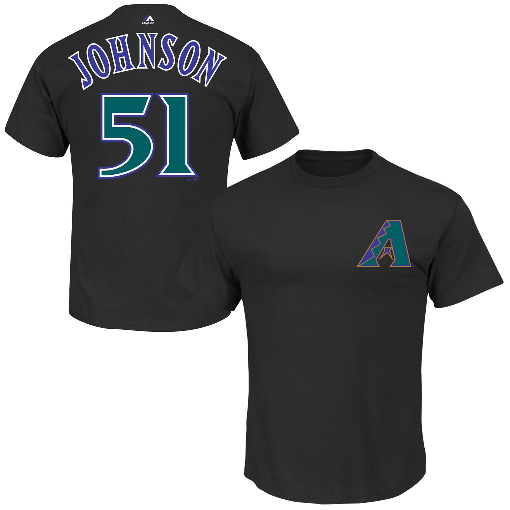 Randy Johnson #51 Arizona Diamondbacks Black BASEBALL JERSEY