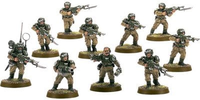 Astra Militarum - Cadian Infantry Squad   Warhammer 40k   Figures