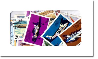 AVIATION -  50 ASSORTED STAMPS - AVIATION