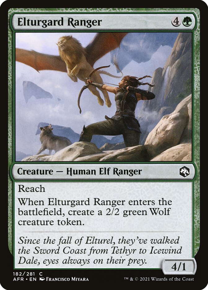 Adventures in the Forgotten Realms -  Elturgard Ranger