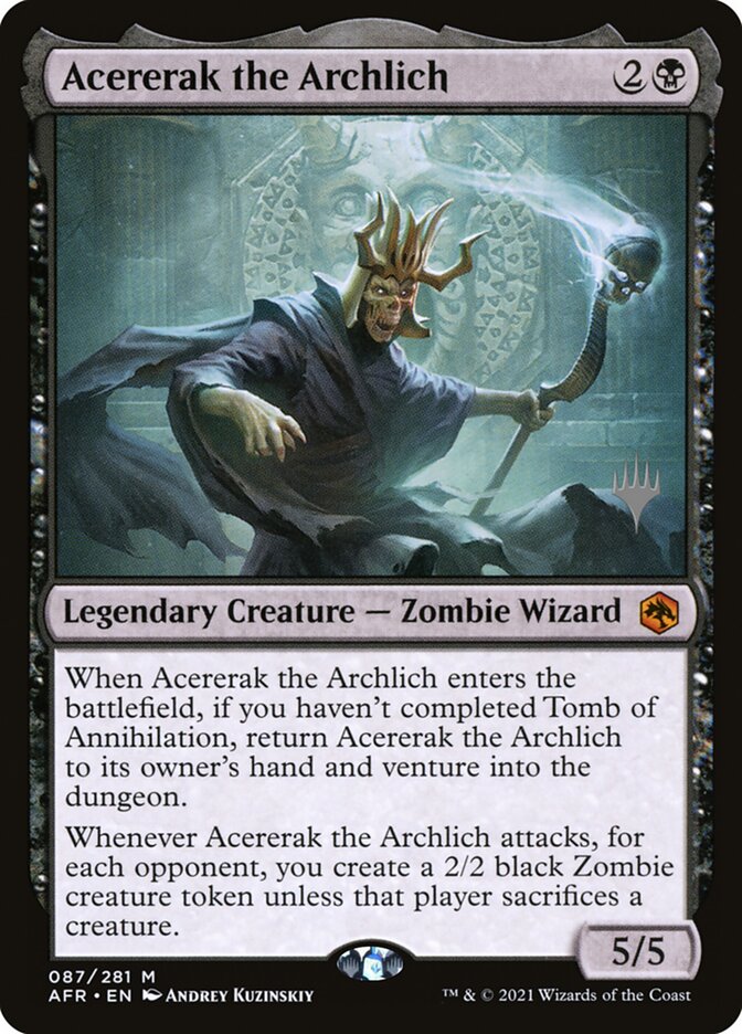 Adventures in the Forgotten Realms Promos -  Acererak the Archlich