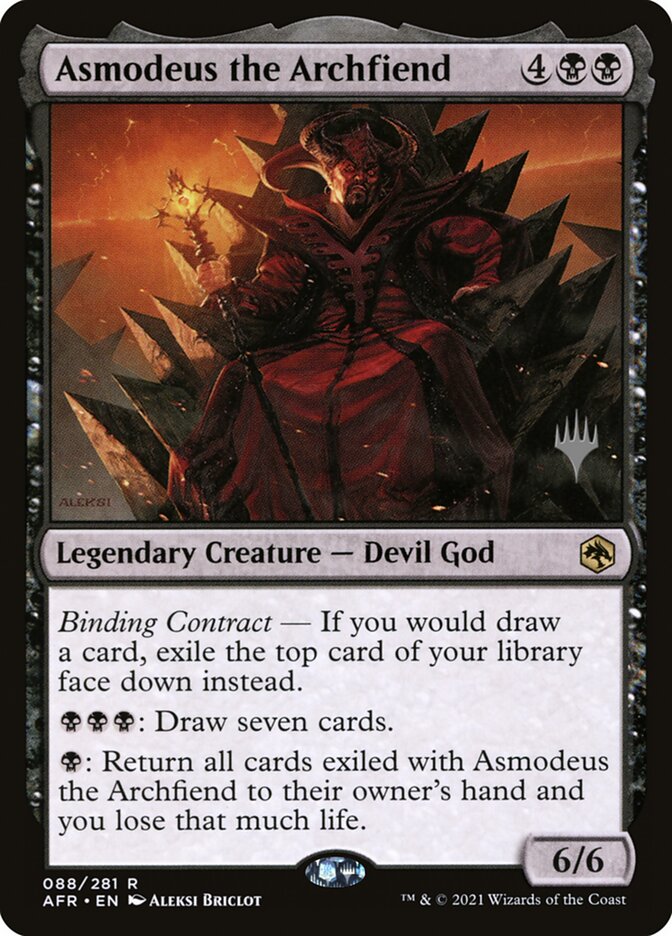 Adventures in the Forgotten Realms Promos -  Asmodeus the Archfiend