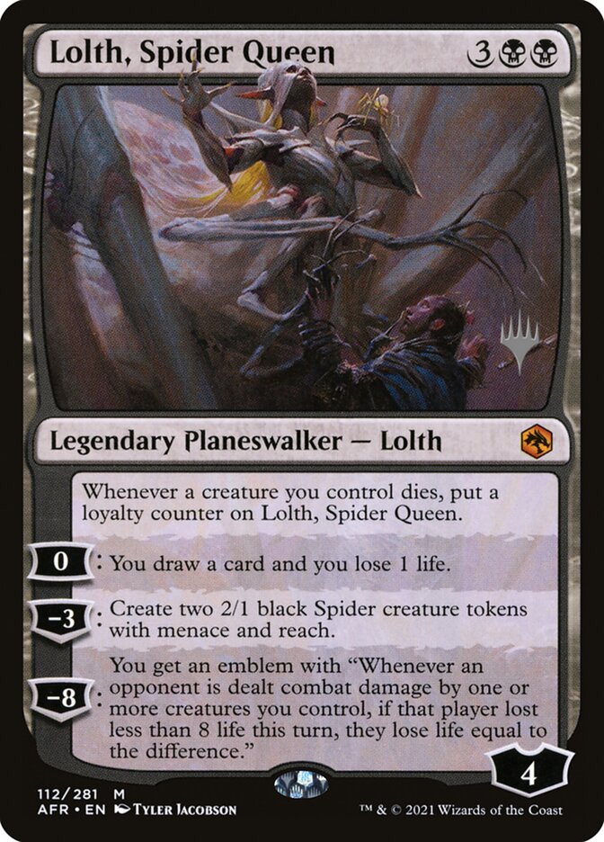 Adventures in the Forgotten Realms Promos -  Lolth, Spider Queen