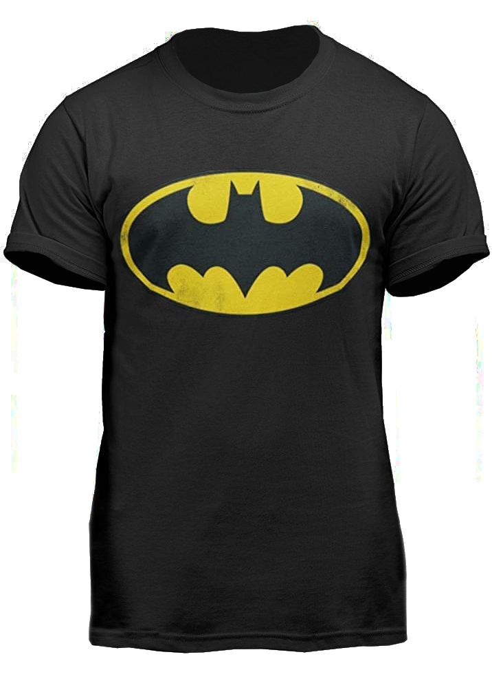 BATMAN - LOGO T-SHIRT - BLACK / COMICS / CARTOONS / T-SHIRTS MEN