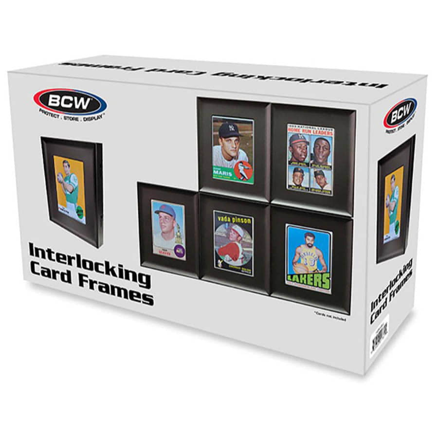 BCW -  TOPLOADER INTERLOCKING CARD FRAMES 6-PACK