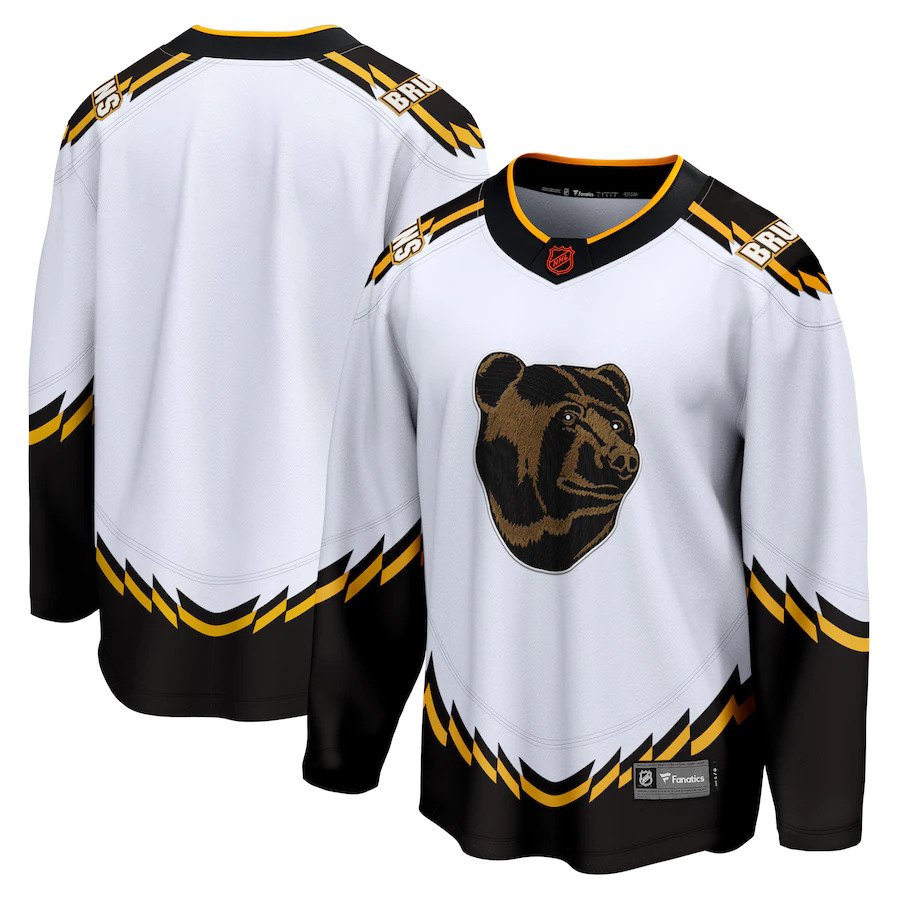 BOSTON BRUINS REPLICA JERSEY REVERSE RETRO