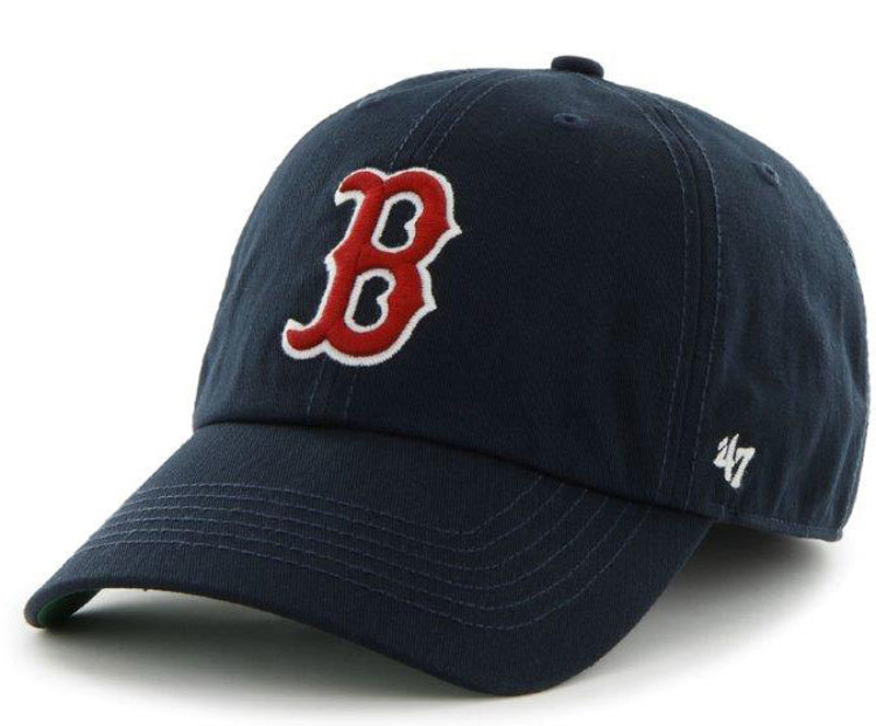 blue boston red sox hat