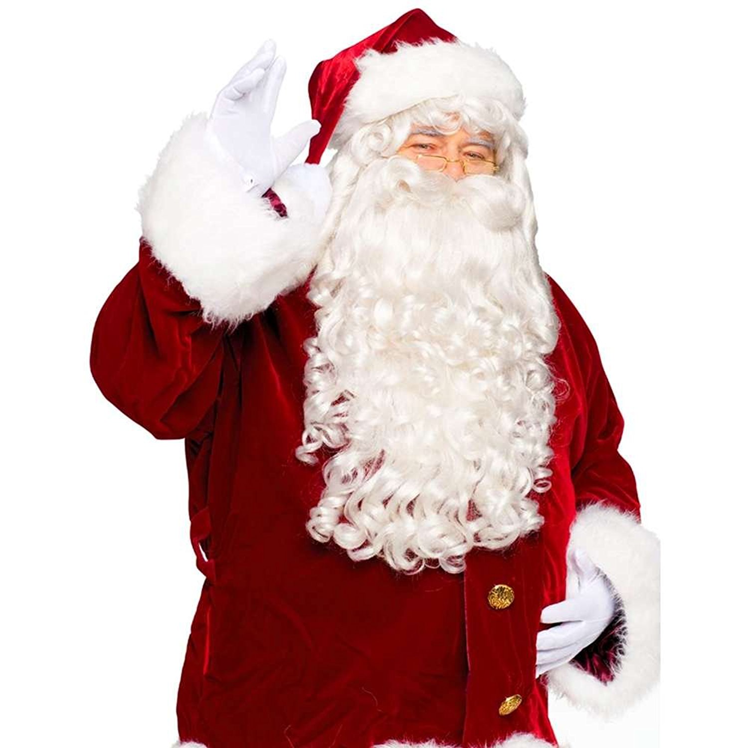 Christmas Professional Santa Wig And Beard Santa Claus Christmas Accessories