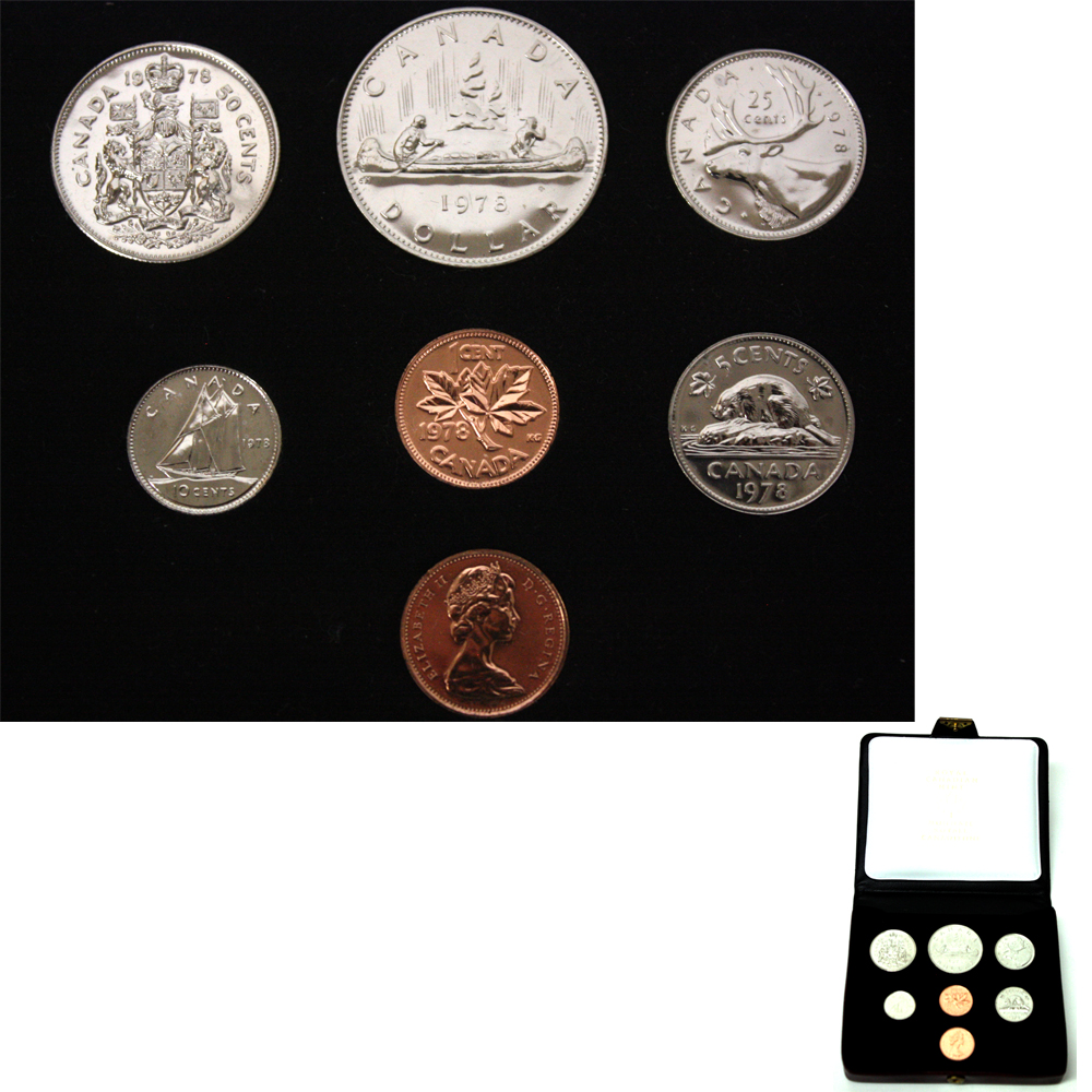 1978 CANADA 5¢ BRILLIANT UNCIRCULATED NICKEL