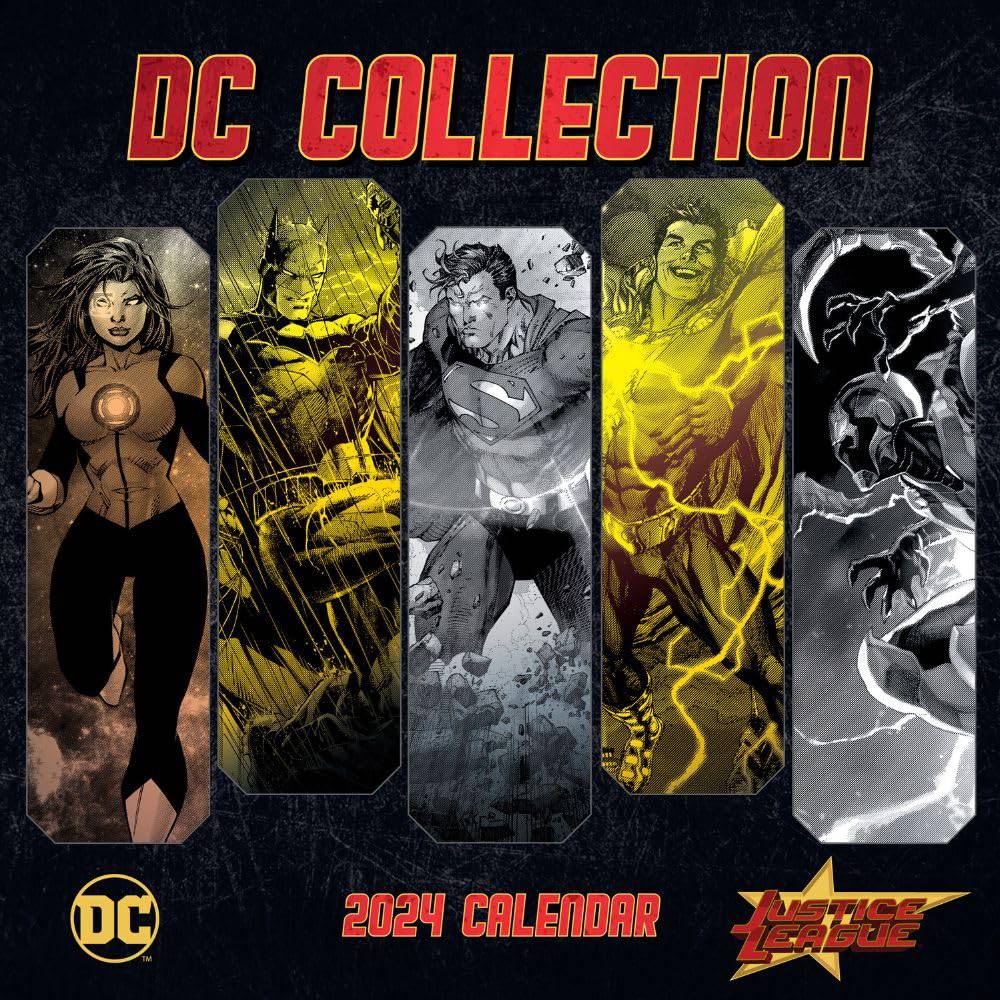 DC COMICS OFFICIAL 2025 CALENDAR JUSTICE LEAGUE