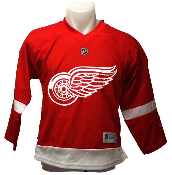 youth detroit red wings replica jersey
