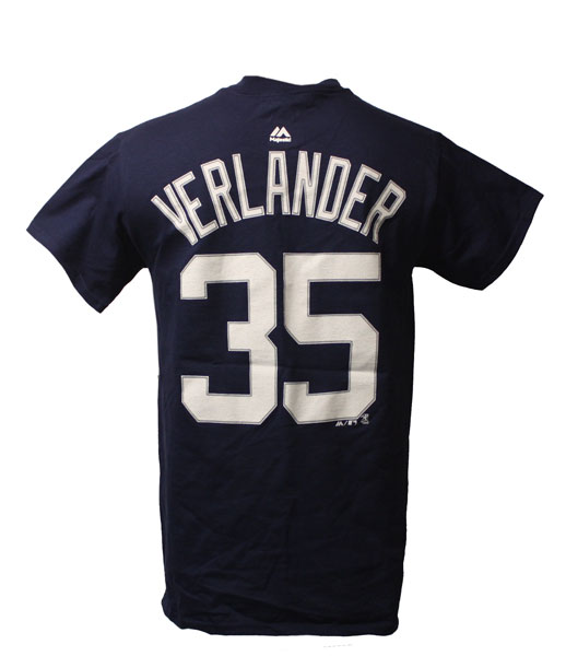 Justin Verlander Detroit Tigers NO. 35 MLB Player Jersey Shirt