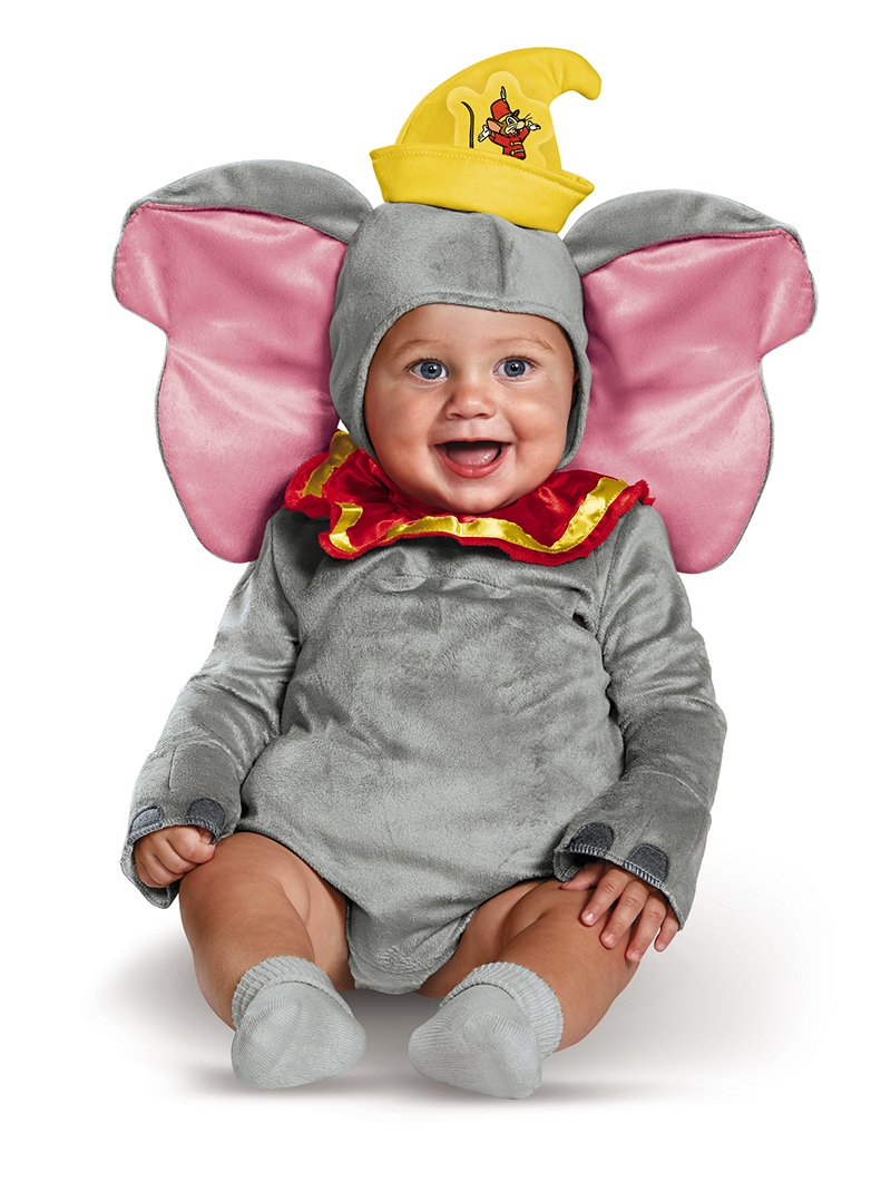 Dumbo Deluxe Dumbo Costume Baby Young Kids Up To 3 Years Disney