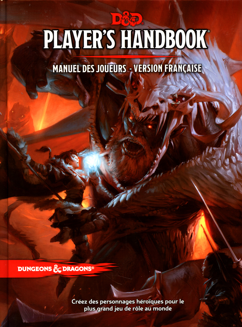 DUNGEONS & DRAGONS 5 - PLAYER'S HANDBOOK (FRENCH) / BOOKS / D20