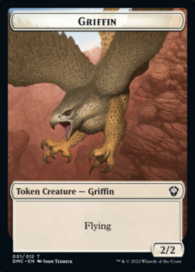 Dominaria United Commander Tokens - Griffin­