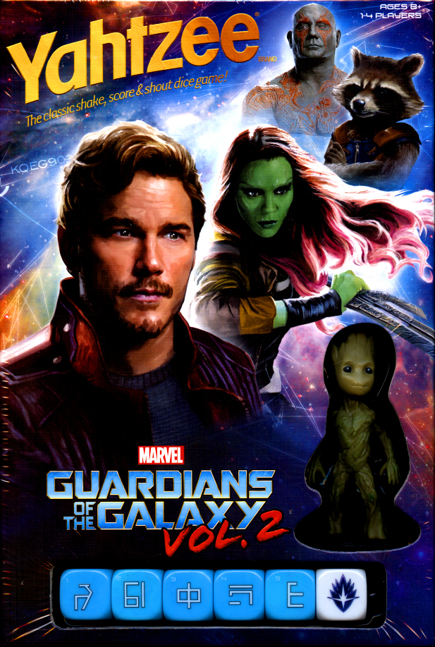 Guardians Of The Galaxy - Yahtzee And Battle Yahtzee - Guardians Of The 
