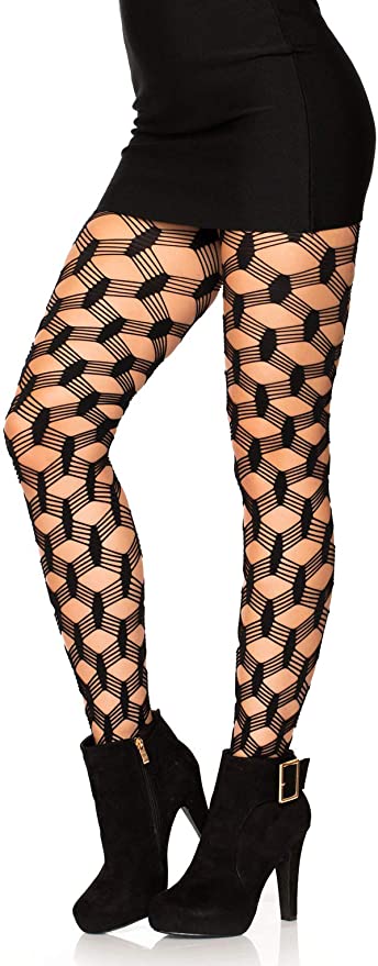 HARDCORE NET TIGHTS - BLACK (ADULT - ONE SIZE)