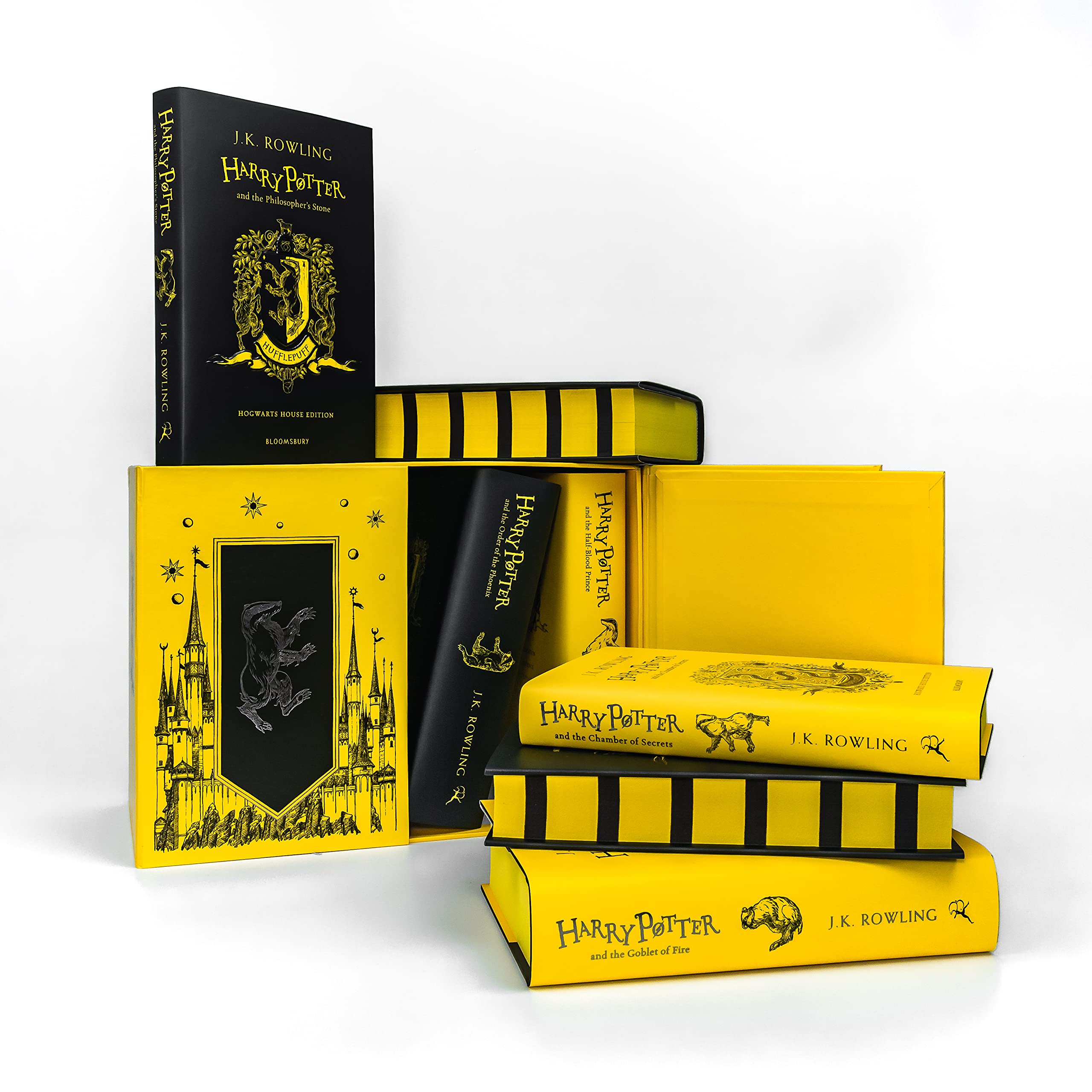 HARRY POTTER - HARRY POTTER HUFFLEPUFF HOUSE EDITIONS HARDBACK BOX SET ...