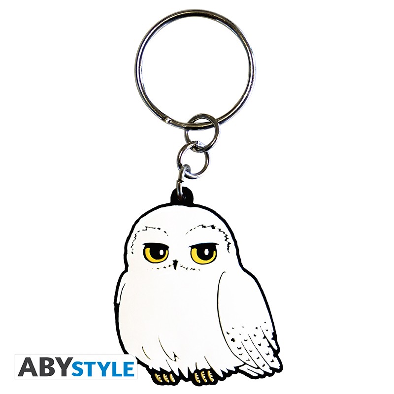 Harry Potter Hedwig Black Keychain