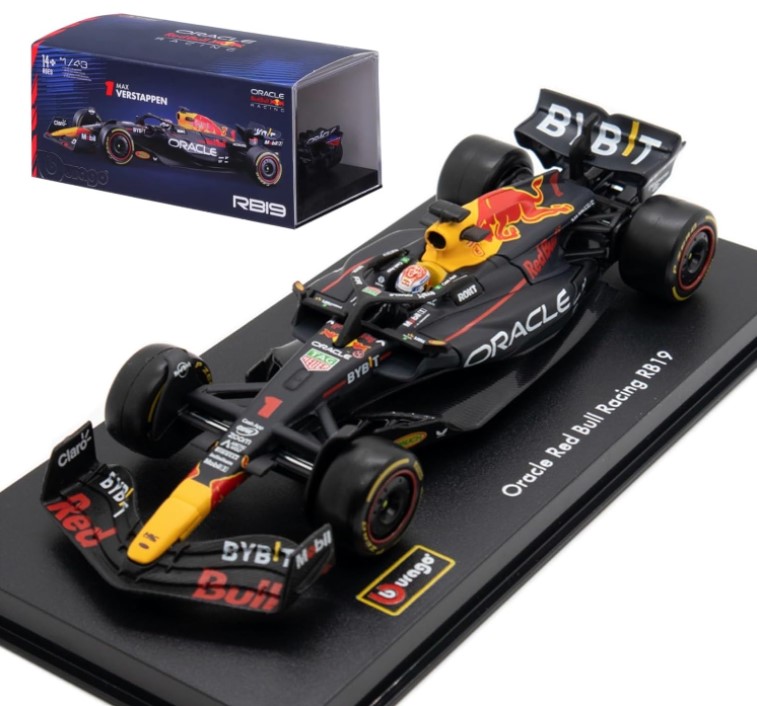 HONDA - F1 RED BULL RB19 - 1/43 WITH DISPLAY 1 - MAX VERSTAPPEN