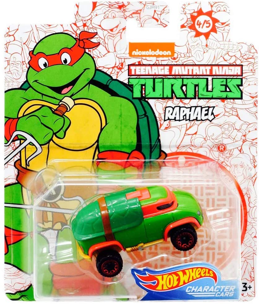 HOT WHEELS - RAPHAEL (4/5) - TEENAGE MUTANT NINJA TURTLES / CARS / 1/64