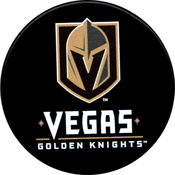 Las Vegas Golden Knights Logo Puck Hockey Pucks