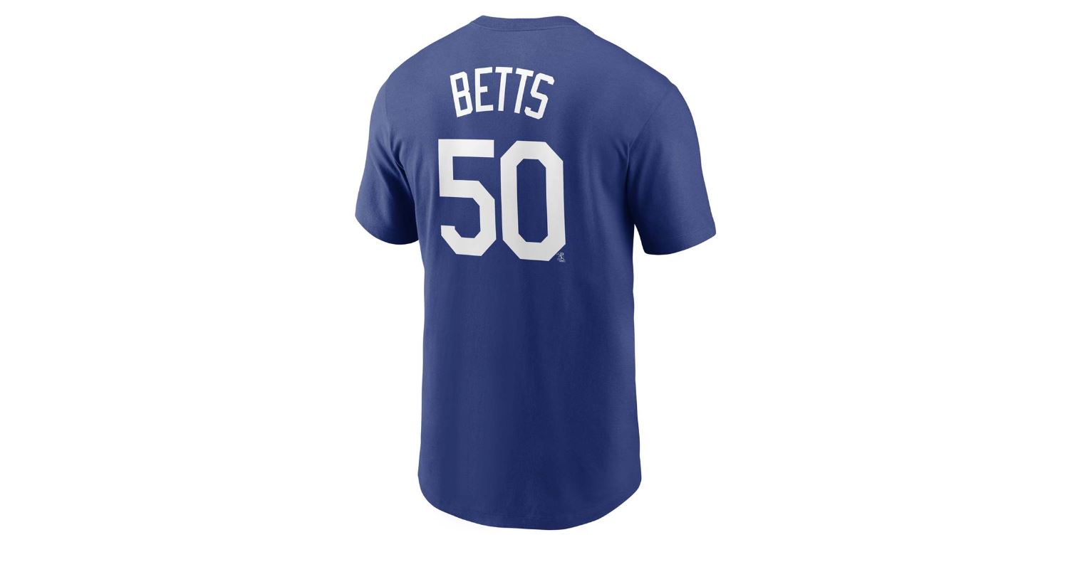 Baseball Men's Los Angeles Dodgers Mookie Betts #50 Home Jersey Blue NWT 