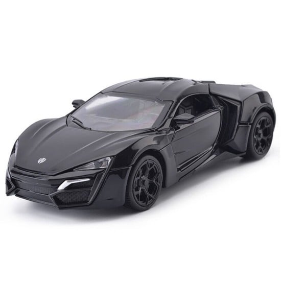 LYKAN - HYPERSPORT 1/24 - BLACK/GOLD