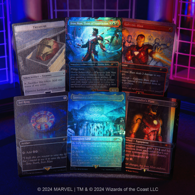 マジック：ザ・ギャザリング MTG Secret Lair x Marvel's Iron Man Foil MTG Magic The Gathering Marvel Secret Lair Iron Man Foil