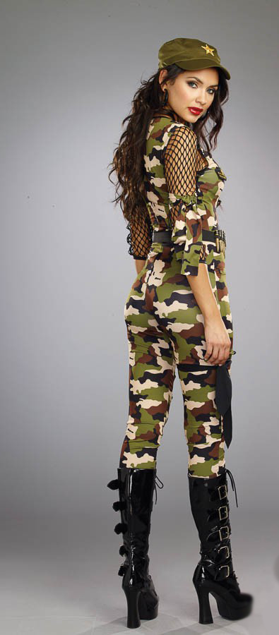 Buy Army Woman Costume In Stock