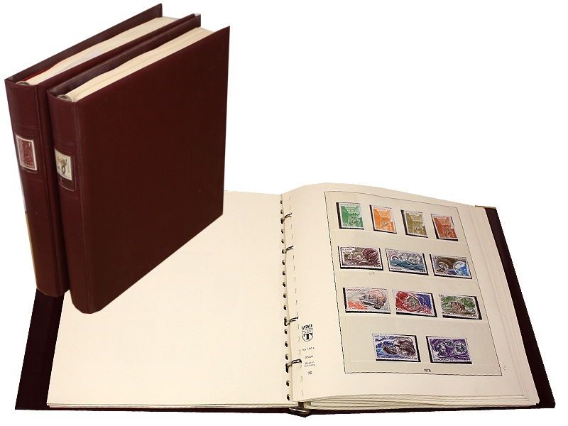 MONACO - STAMPS COLLECTION FROM 1885 TO 1984 (LINDNER ALBUMS ...